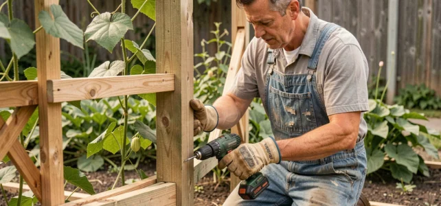 Comment fabriquer une structure solide et économique pour vos plants de kiwi Comment fabriquer une structure solide et économique pour vos plants de kiwi